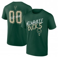 Milwaukee Bucks Hunter Green Hustle Custom T-Shirt