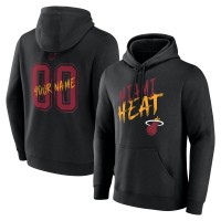 Miami Heat Black Hustle Custom Pullover Hoodie