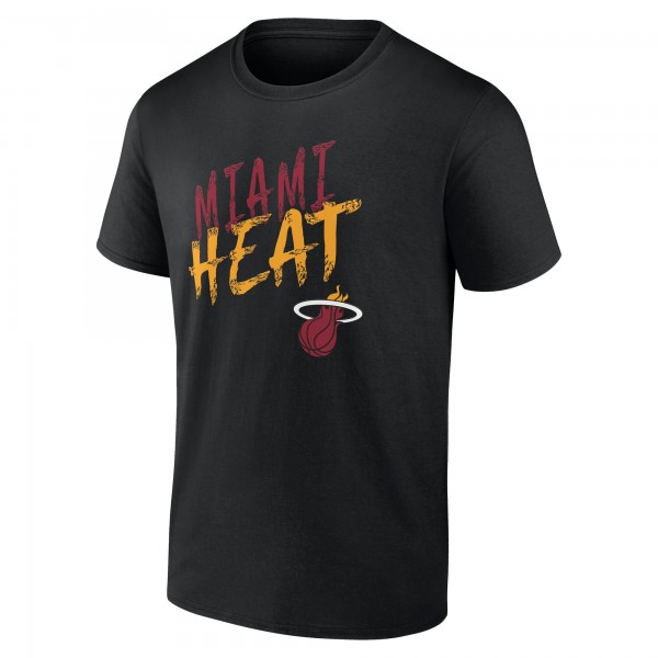 Miami Heat Black Hustle Custom T-Shirt