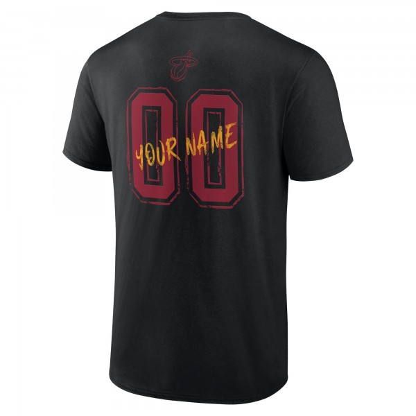 Miami Heat Black Hustle Custom T-Shirt