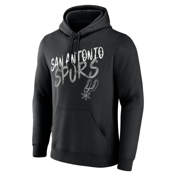 Именная толстовка San Antonio Spurs Black Hustle