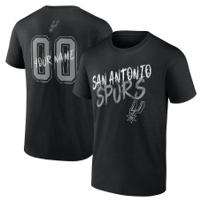 Именная футболка San Antonio Spurs Black Hustle