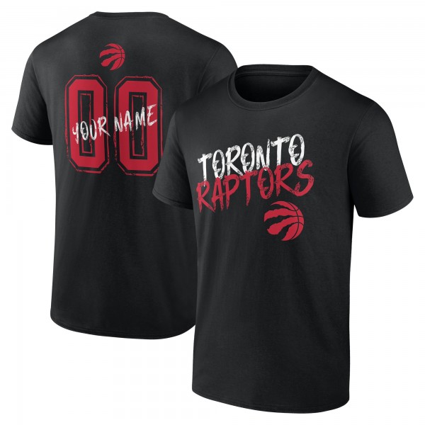 Toronto Raptors Black Hustle Custom T-Shirt