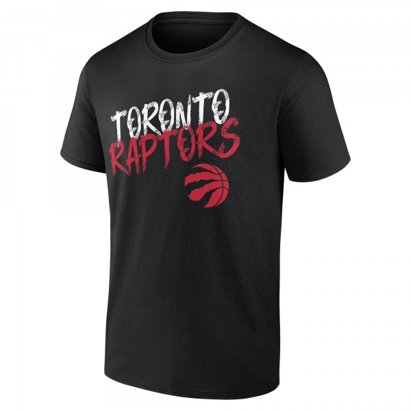 Toronto Raptors Black Hustle Custom T-Shirt