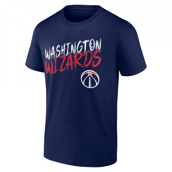 Washington Wizards Navy Hustle Custom T-Shirt