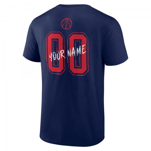 Washington Wizards Navy Hustle Custom T-Shirt