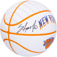Мяч с автографом Carmelo Anthony New York Knicks Fanatics Authentic Wilson 2024-25 City Edition Collector