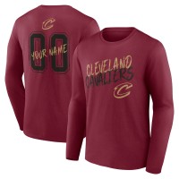 Cleveland Cavaliers Wine Hustle Custom Long Sleeve T-Shirt