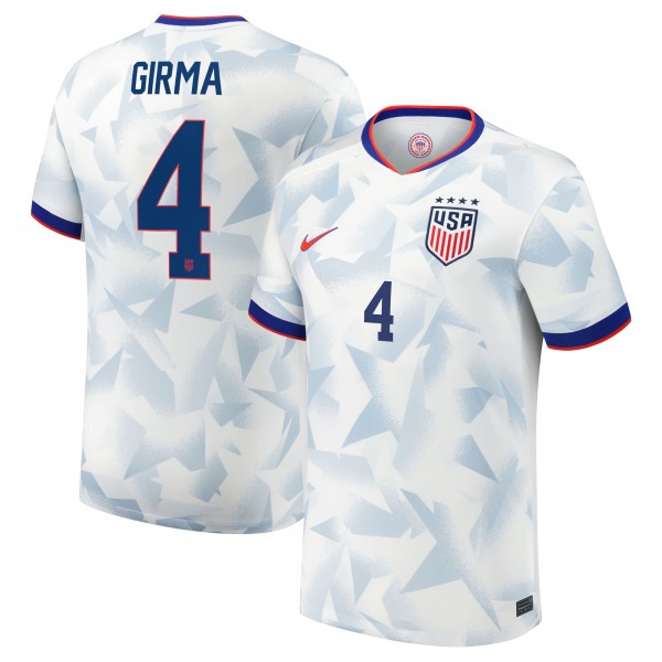 Джерси Naomi Girma USWNT Nike 2025 Home Replica Player - White