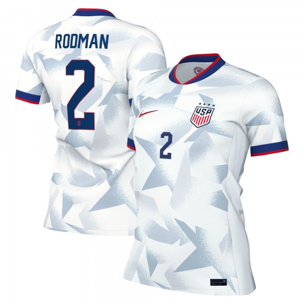 Джерси Trinity Rodman USWNT Nike Wo2025 Home Replica Player - White