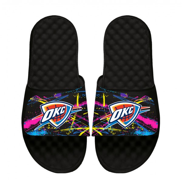 Шлепки Unisex Oklahoma City Thunder ISlide x Staycool Black