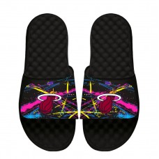Unisex Miami Heat ISlide x Staycool Black Slide Sandals