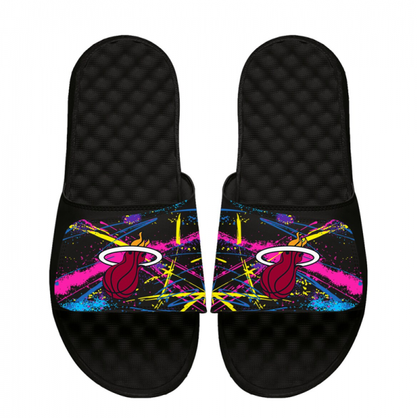 Шлепки Unisex Miami Heat ISlide x Staycool Black