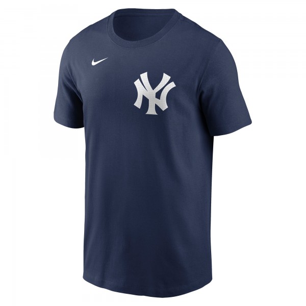 New York Yankees Anthony Volpe Nike Navy Fuse Name & Number T-Shirt