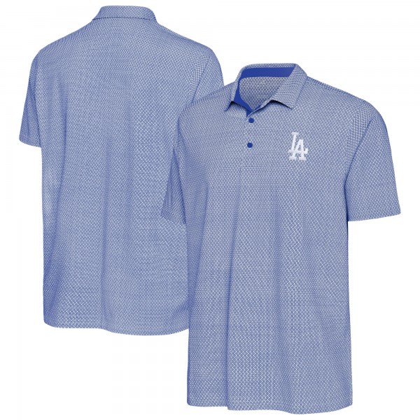Los Angeles Dodgers Antigua Royal/White Intersect Polo