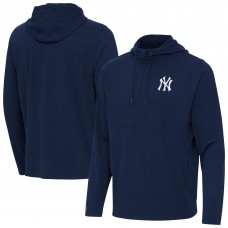 Толстовка New York Yankees Antigua Navy Connected Quarter-Zip