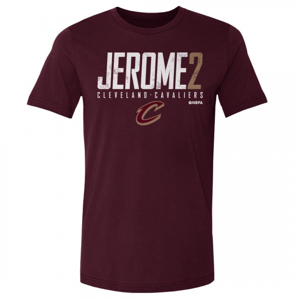 Cleveland Cavaliers Ty Jerome 500 Level Wine Elite Player T-Shirt