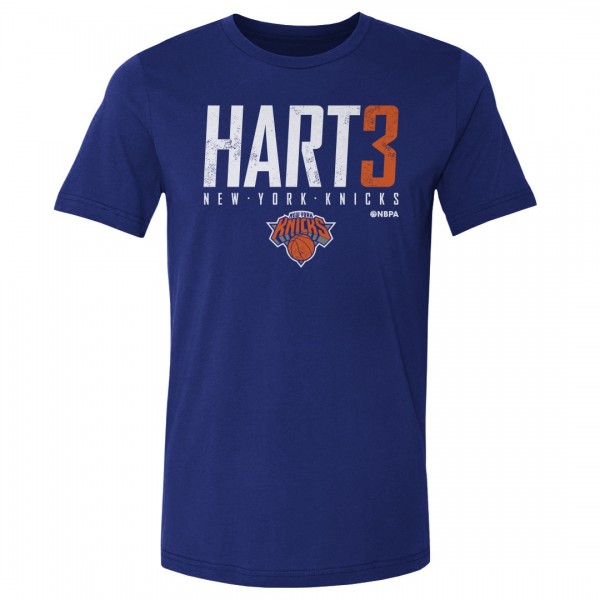 New York Knicks Josh Hart 500 Level Royal Elite Player T-Shirt