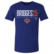 New York Knicks Mikal Bridges 500 Level Blue Elite Player T-Shirt