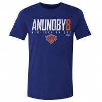 New York Knicks OG Anunoby 500 Level Blue Elite Player T-Shirt