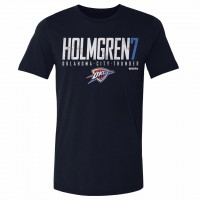 Футболка Oklahoma City Thunder Chet Holmgren 500 Level Navy Elite Player