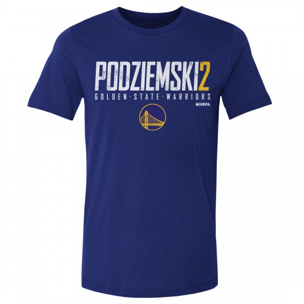 Golden State Warriors Brandin Podziemski 500 Level Royal Elite Player T-Shirt