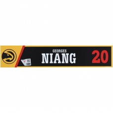Georges Niang Atlanta Hawks Fanatics Authentic Player-Issued Black Nameplate from the 2024-25 NBA Season
