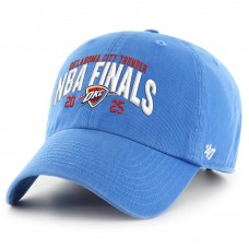 Oklahoma City Thunder 47 Blue 2025 NBA Finals Clean Up Adjustable Hat
