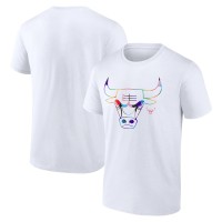 Футболка Chicago Bulls White Team Logo Pride