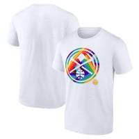 Футболка Denver Nuggets White Team Logo Pride