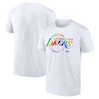 Футболка Los Angeles Lakers White Team Logo Pride
