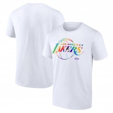Футболка Los Angeles Lakers White Team Logo Pride