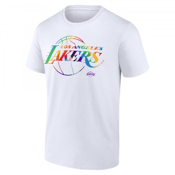 Футболка Los Angeles Lakers White Team Logo Pride