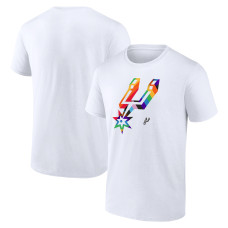 Футболка San Antonio Spurs White Team Logo Pride