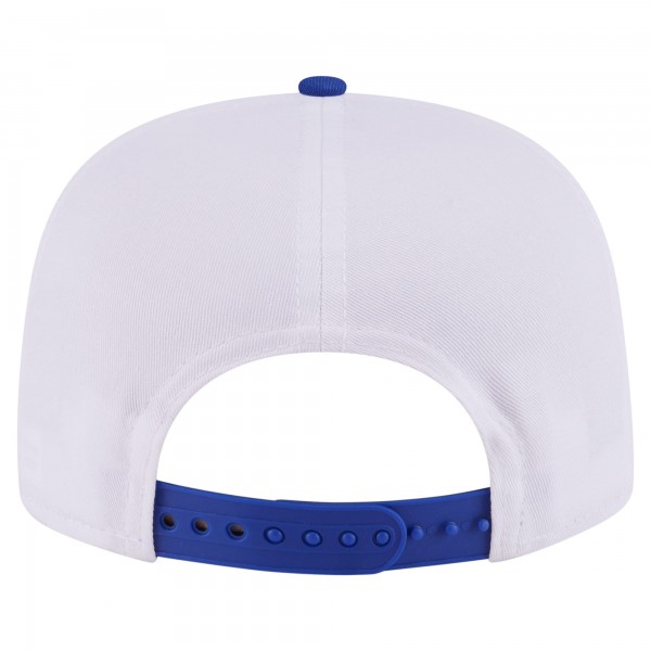 Бейсболка New York Knicks New Era White/Blue Hardwood Two-Tone Golfer