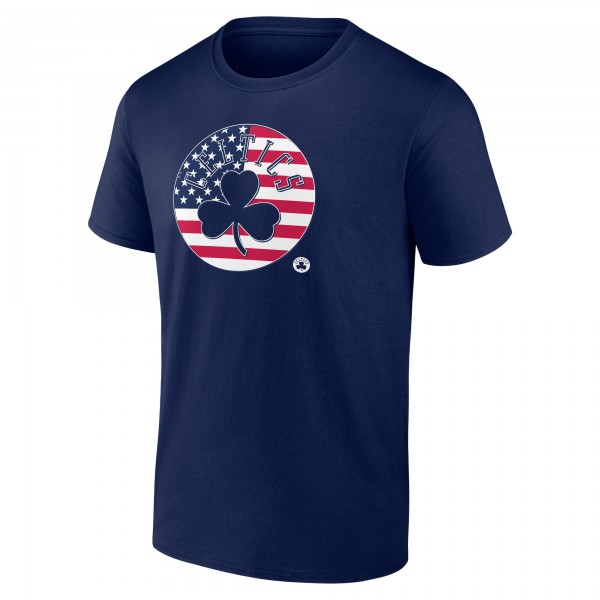 Boston Celtics Navy Flag Logo T-Shirt