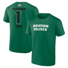 Boston Celtics Kelly Green #1 Dad Jersey T-Shirt