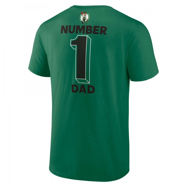 Boston Celtics Kelly Green #1 Dad Jersey T-Shirt