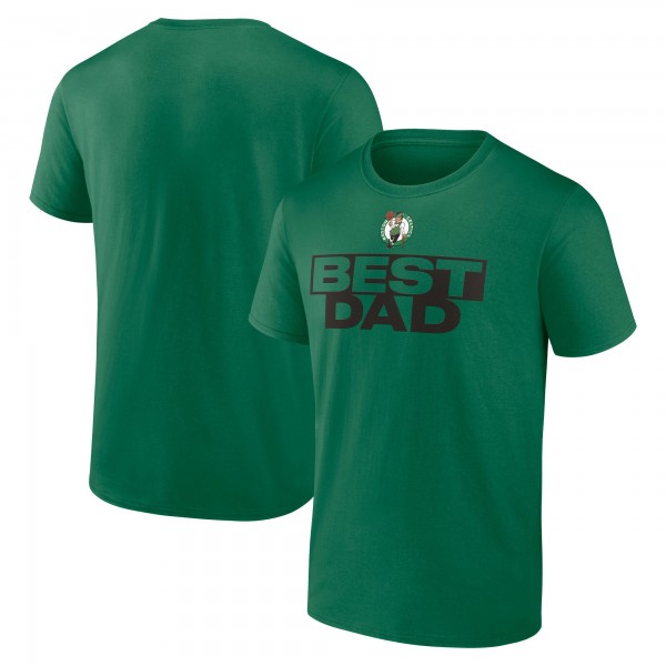 Boston Celtics Kelly Green Greatest Dad T-Shirt