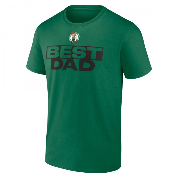 Boston Celtics Kelly Green Greatest Dad T-Shirt