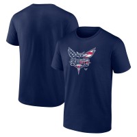 Charlotte Hornets Navy Flag Logo T-Shirt