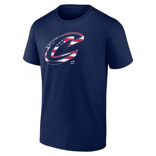 Cleveland Cavaliers Navy Flag Logo T-Shirt