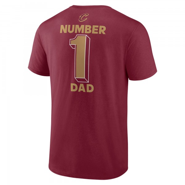 Cleveland Cavaliers Wine #1 Dad Jersey T-Shirt