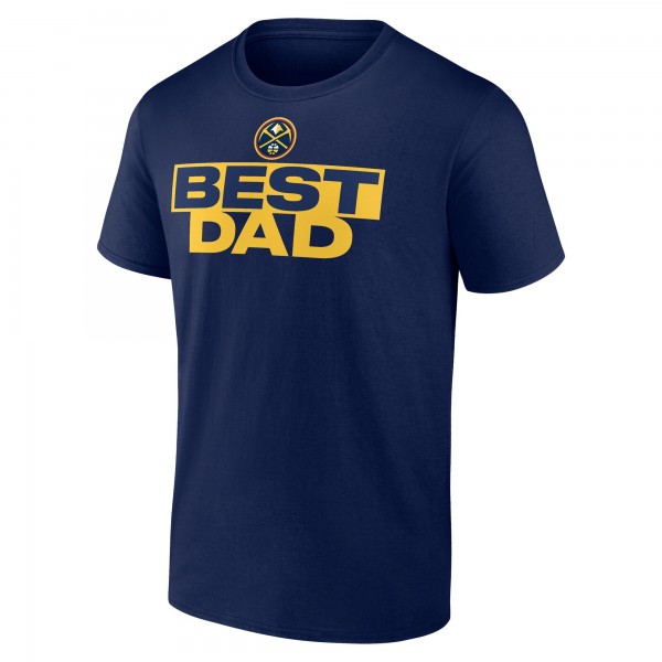 Denver Nuggets Navy Greatest Dad T-Shirt