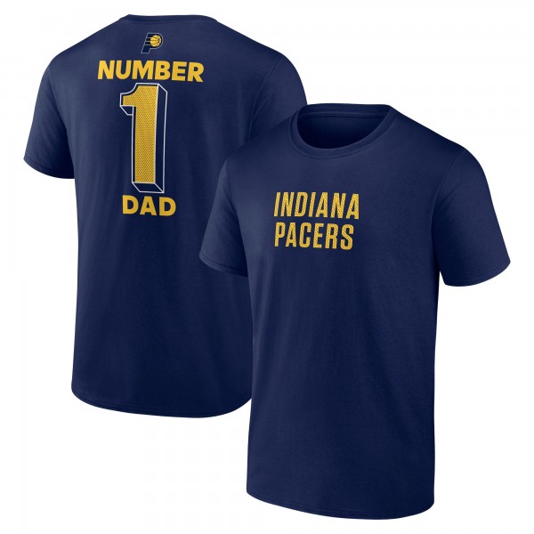 Indiana Pacers Navy #1 Dad Jersey T-Shirt