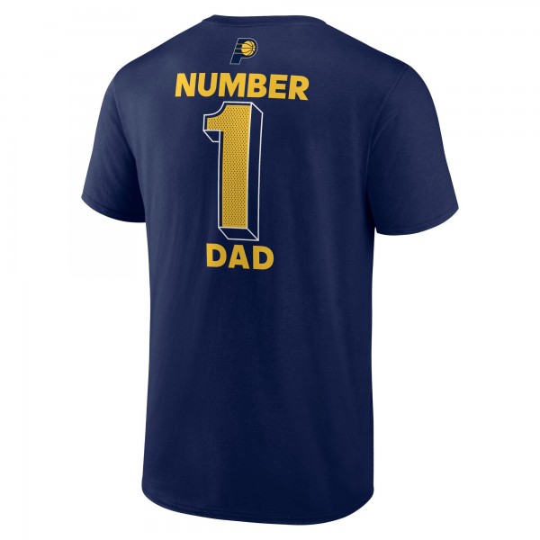 Indiana Pacers Navy #1 Dad Jersey T-Shirt