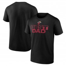 Miami Heat Black Greatest Dad T-Shirt