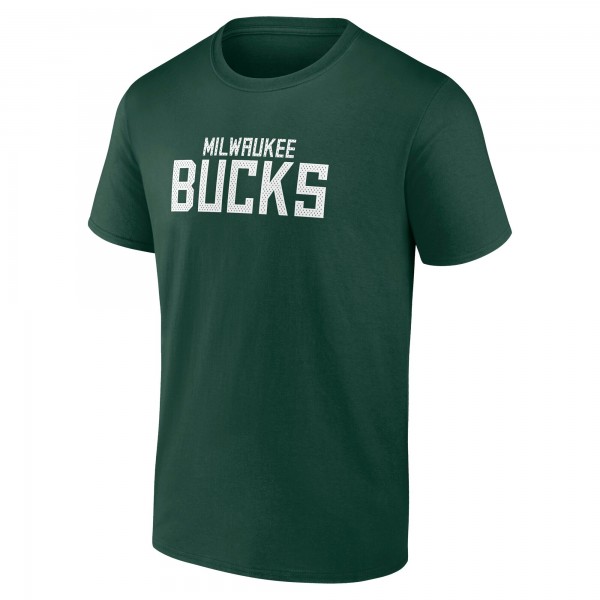 Milwaukee Bucks Hunter Green #1 Dad Jersey T-Shirt