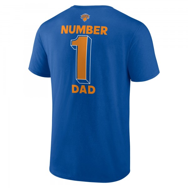 New York Knicks Blue #1 Dad Jersey T-Shirt
