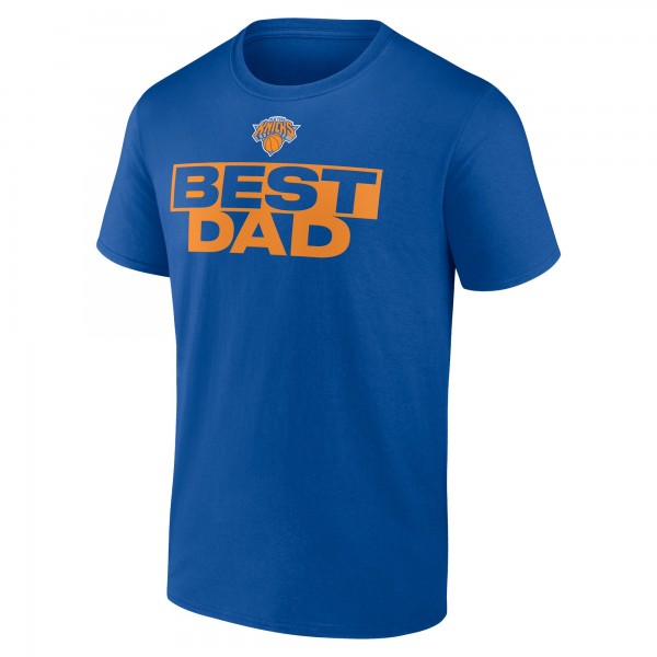 New York Knicks Blue Greatest Dad T-Shirt